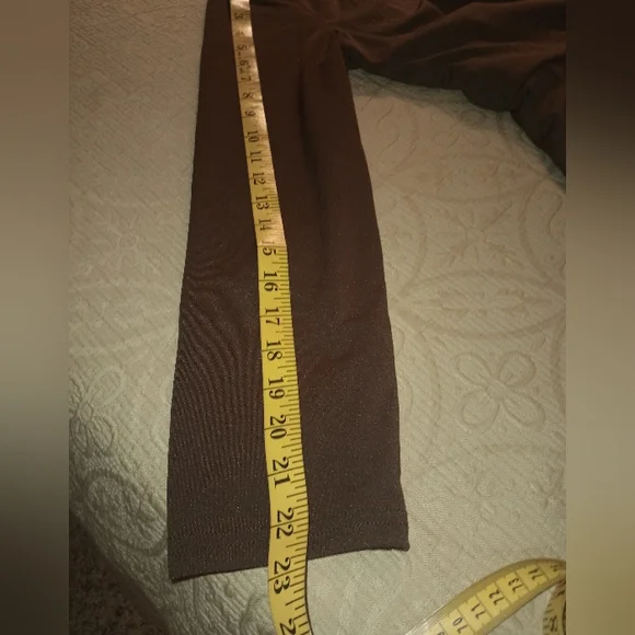 Grace Karin Chocolate Brown Wrap Blouse SZM/L - Picture 4 of 6